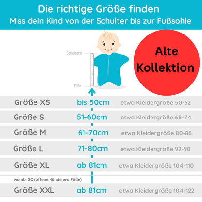 alte Kollektion - Babyschlafsack Sloth Wombi