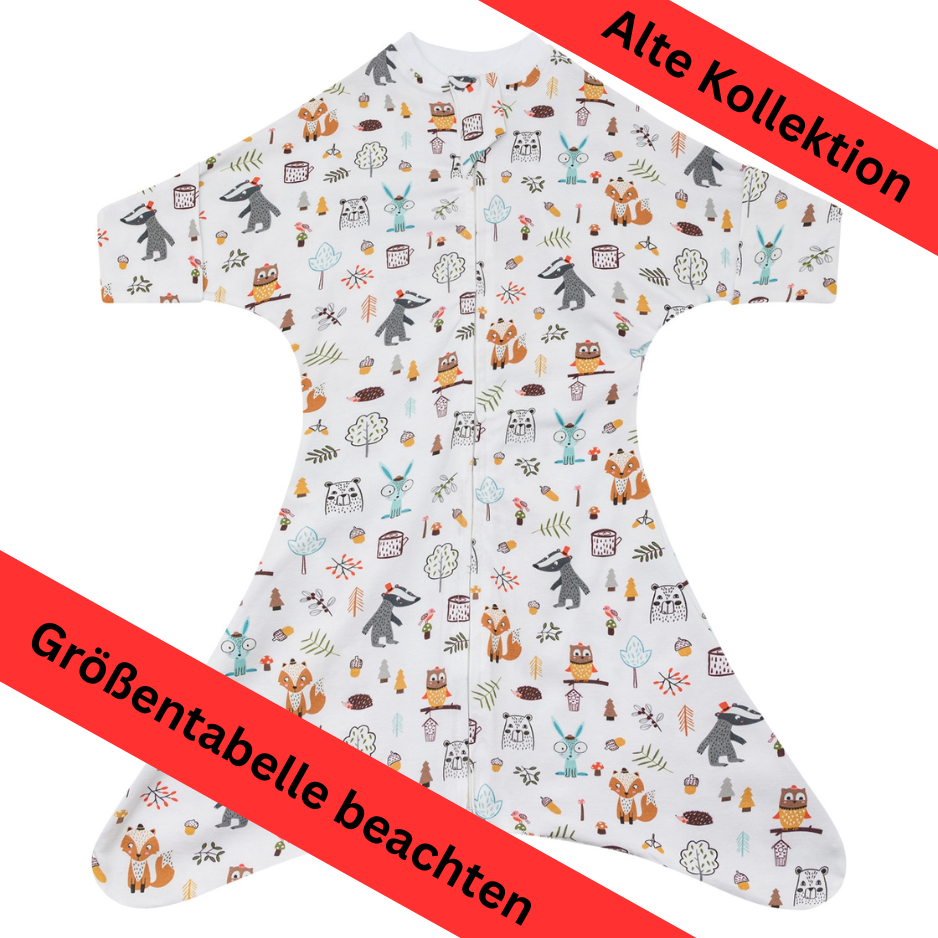 alte Kollektion - Babyschlafsack Forest animals Wombi