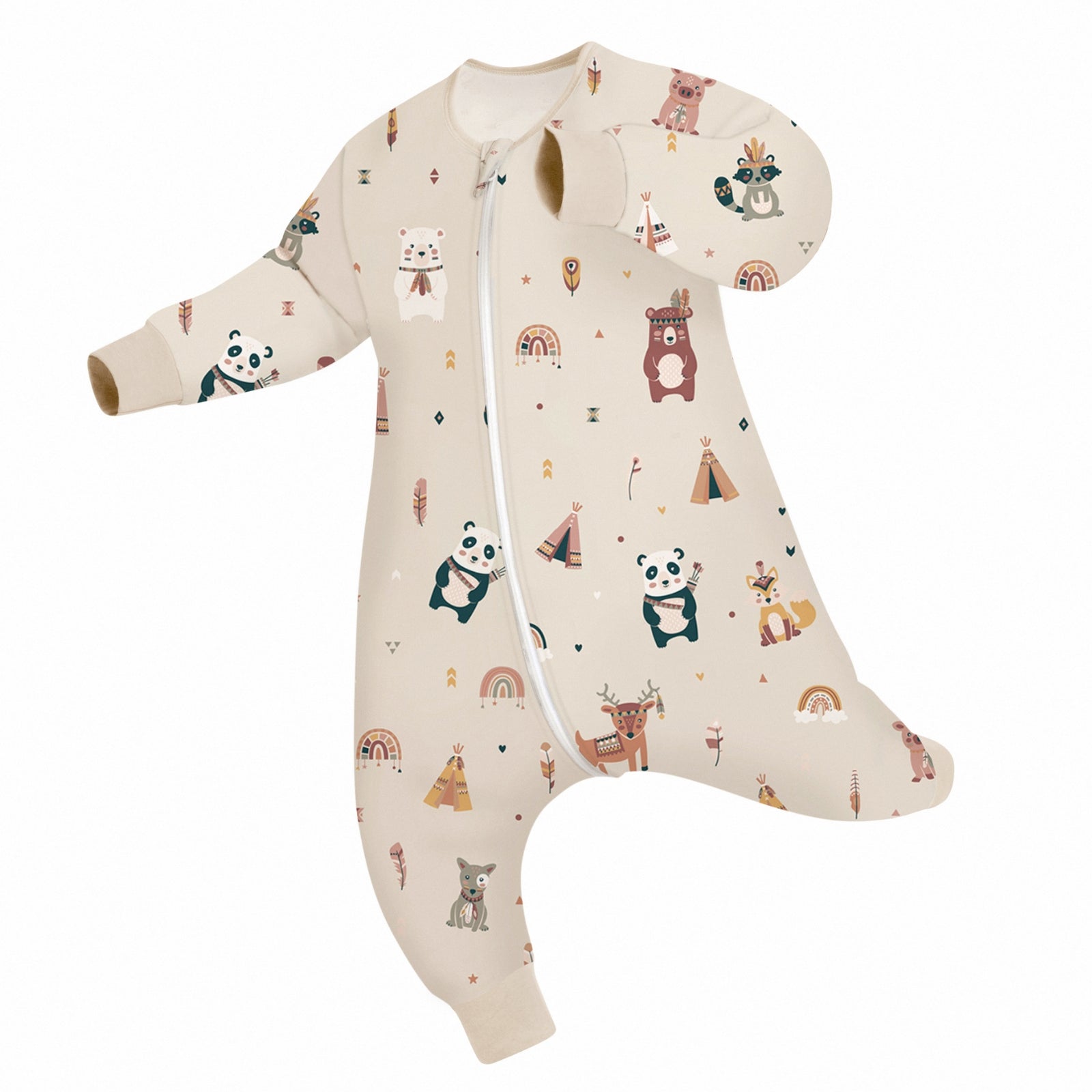 Winter baby sleeping bag Boho animals Wombi Go