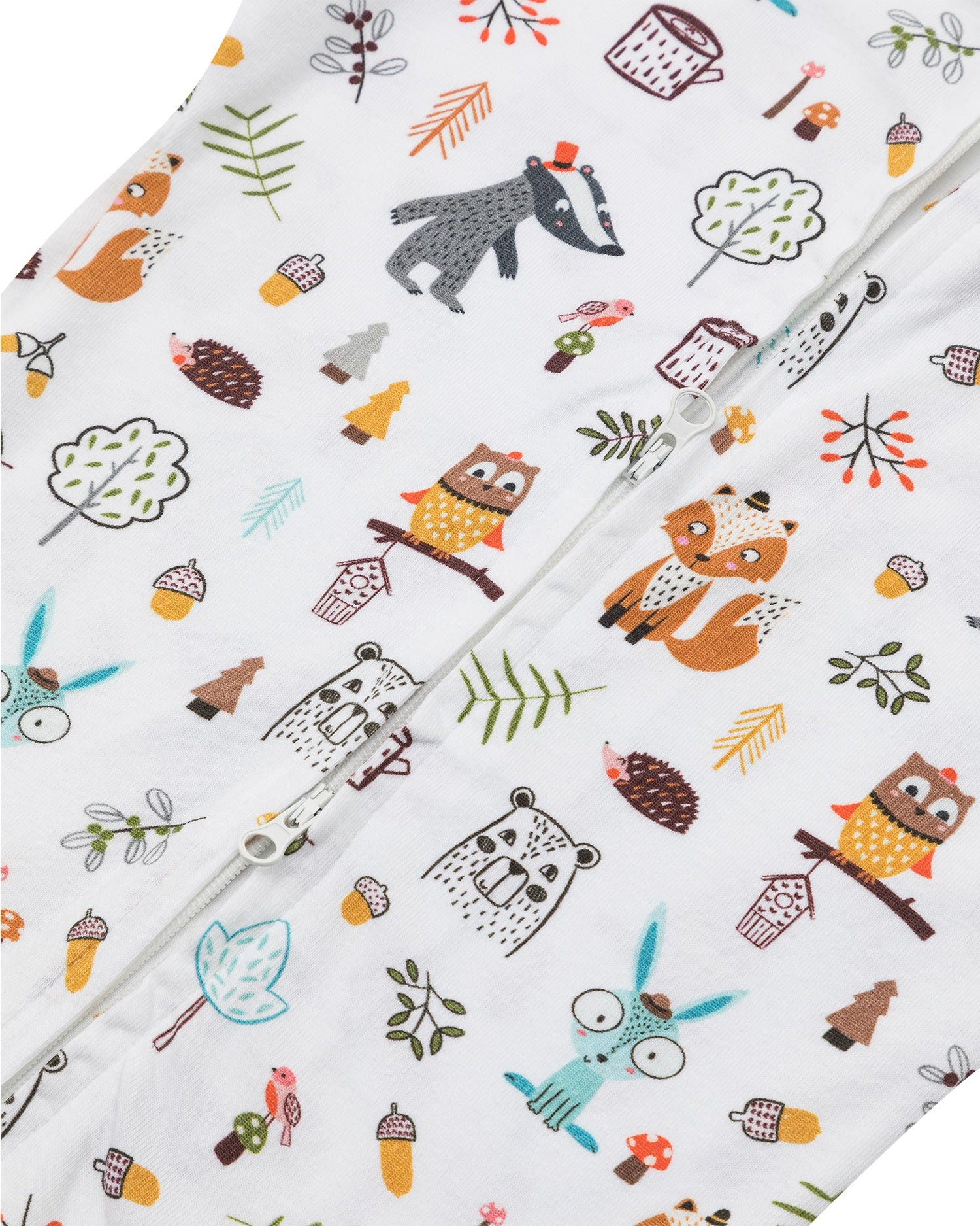 Forest Animal Wombi Babyschlafsack Nahaufnahme Zwei-Wege-Reißverschluss - Wombambino