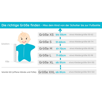 Wombi Go mit offenen Ärmeln und Füßen bears