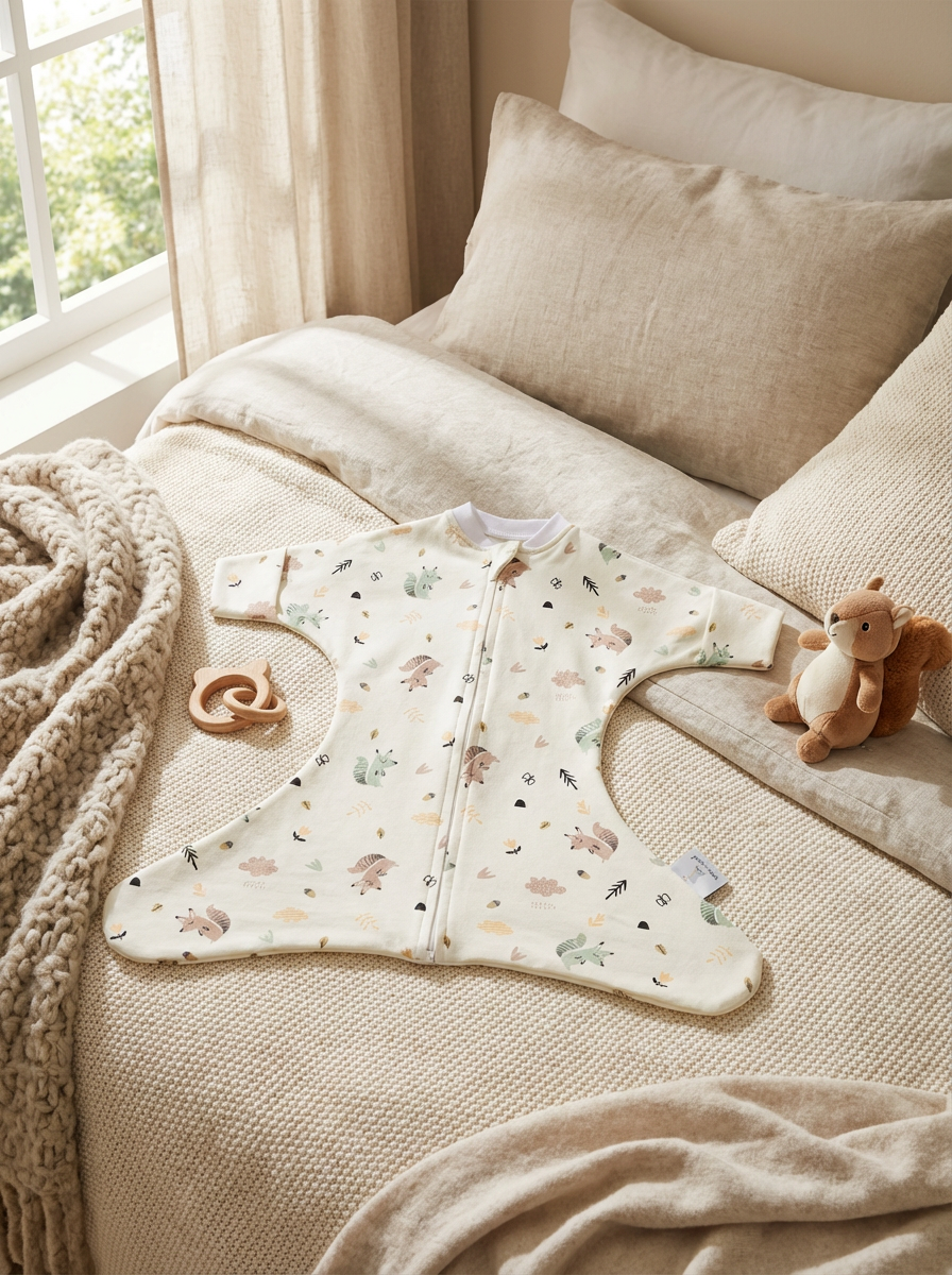 Babyschlafsack Sleepy Squirrel Wombi (1.5 TOG)