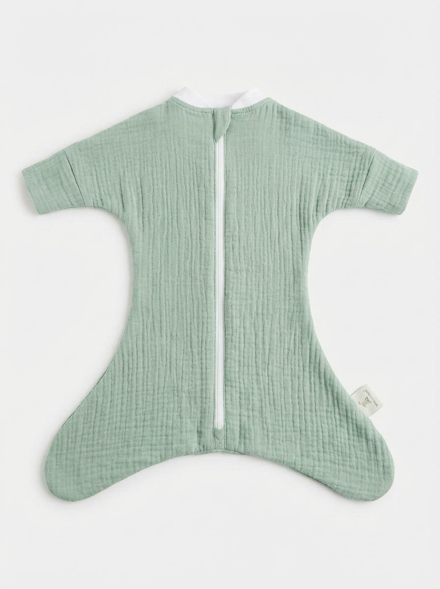 Babyschlafsack Musselin Mint Wombi (0.5-1 TOG)